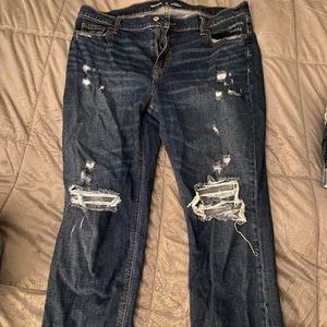 Old navy high rise boyfriend denim jeans size 14